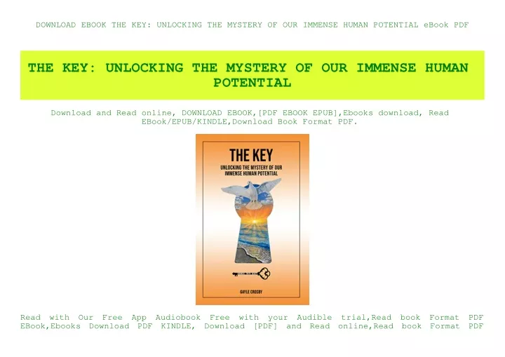 download ebook the key unlocking the mystery