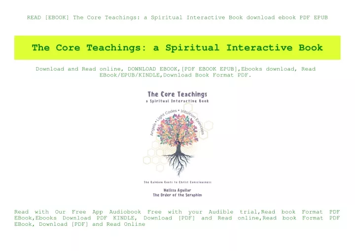 read ebook the core teachings a spiritual