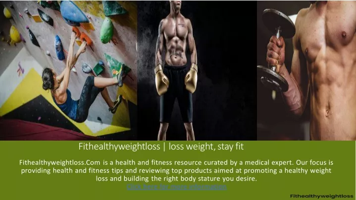 fithealthyweightloss loss weight stay fit