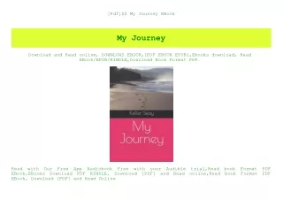 [Pdf]$$ My Journey EBook