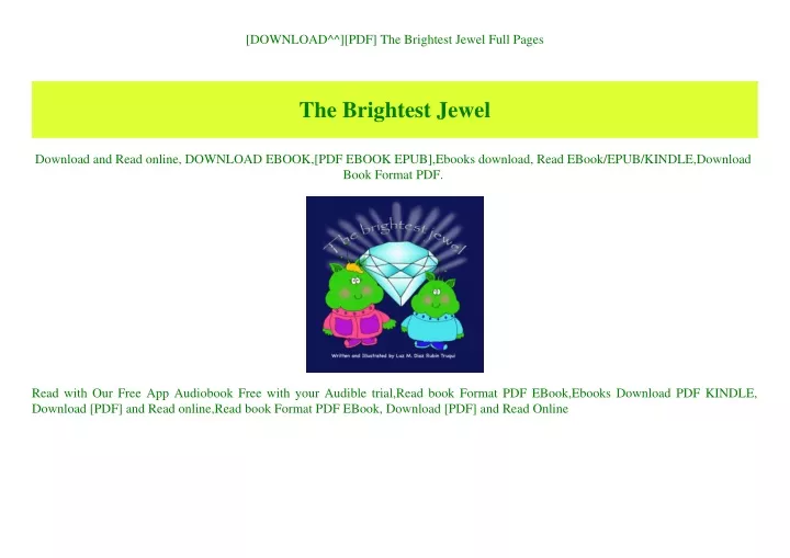 download pdf the brightest jewel full pages