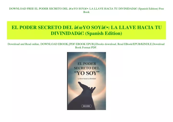 download free el poder secreto