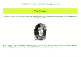 [F.R.E.E] [D.O.W.N.L.O.A.D] [R.E.A.D] The Healing Free Download