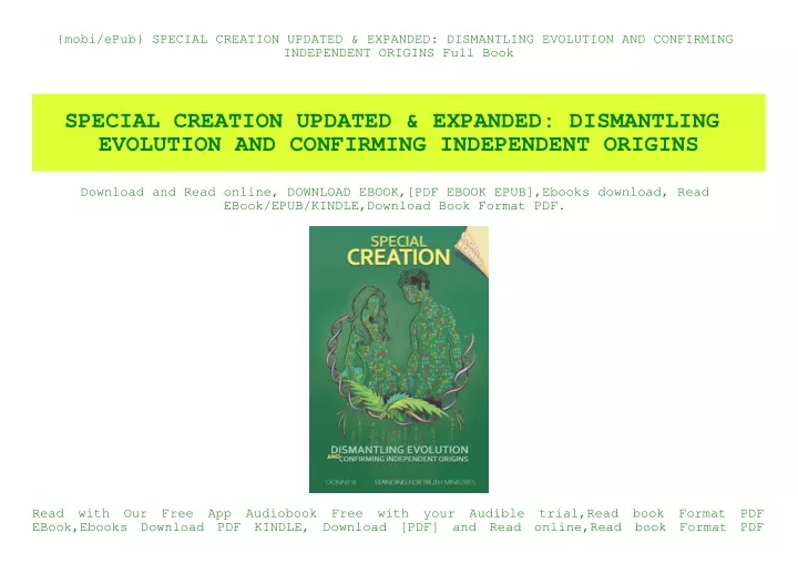 mobi epub special creation updated expanded