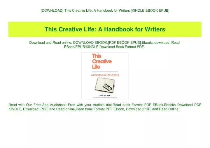 download this creative life a handbook