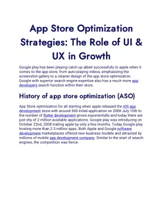 app store optimization app store optimization