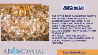 Buy Beautiful Asfour Crystal Balls for Decoration