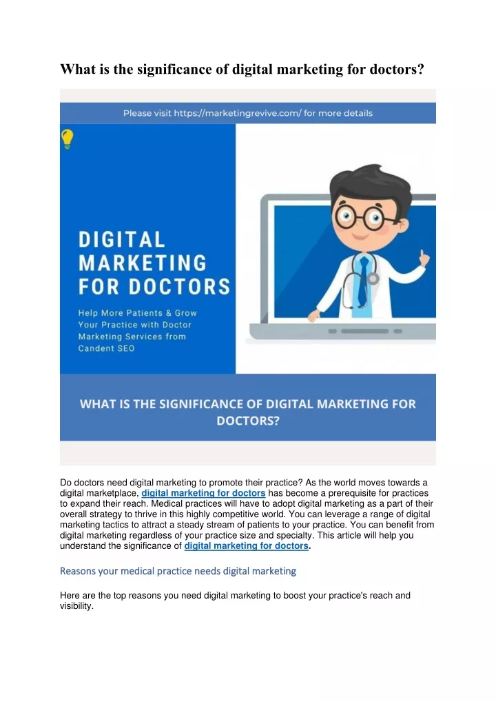 what is the significance of digital marketing
