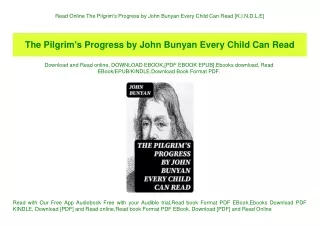 Read Online The Pilgrim's Progress by John Bunyan Every Child Can Read [K.I.N.D.L.E]