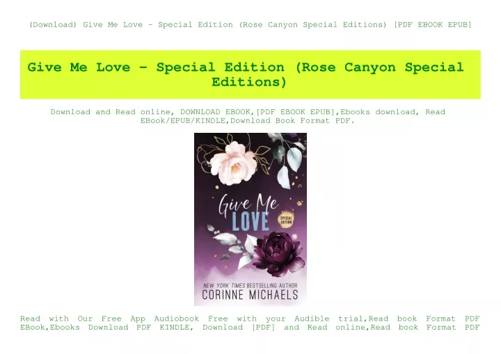 download give me love special edition rose canyon