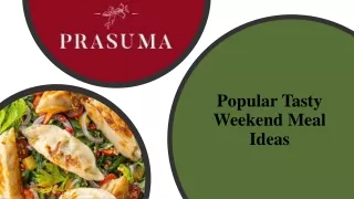 Popular Tasty Weekend Meal Ideas