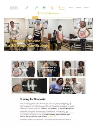 Scoliosis Brace | Rigo-Cheneau Brace - Eschen P&O Labs