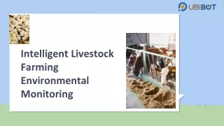 intelligent livestock farming environmental monitoring