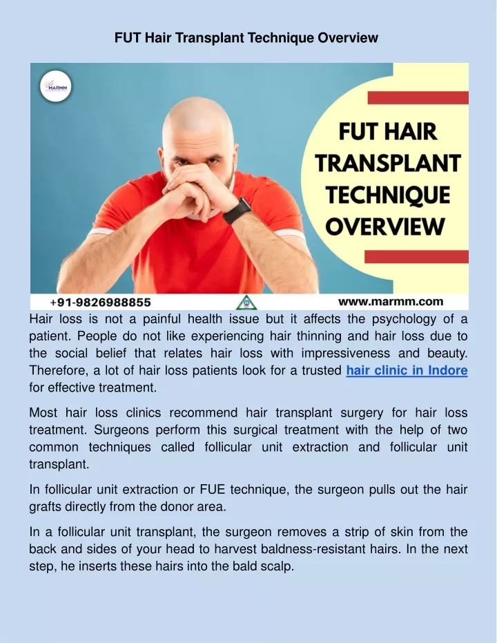 fut hair transplant technique overview