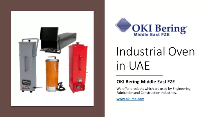 industrial oven in uae