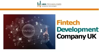 Select The Best Fintech development Company Uk – HBS Technologies