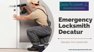 Emergency Locksmith Decatur