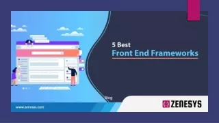 Best Front End Frameworks to Build High-Quality Websites or Apps