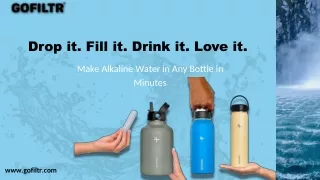GOFILTR offers the best Alkaline Water Filter Systems
