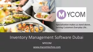 inventory management software dubai