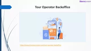 tour operator backoffice