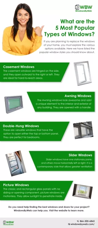 What are the 5 Most Popular Types of Windows?