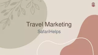 Travel Marketing