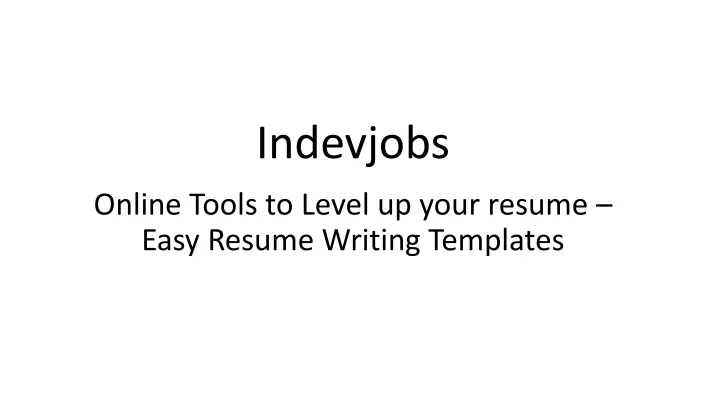 indevjobs