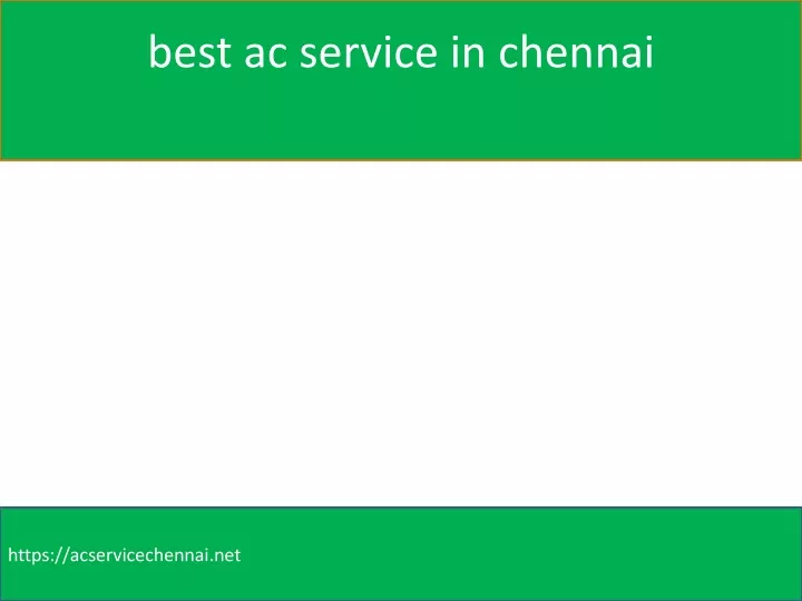 best ac service in chennai