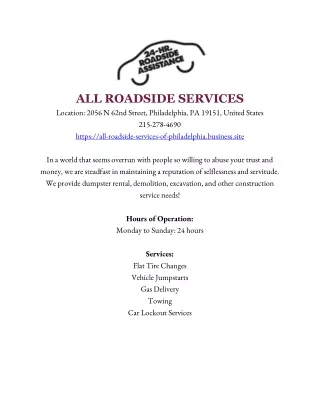 all roadside services location 2056 n 62nd street