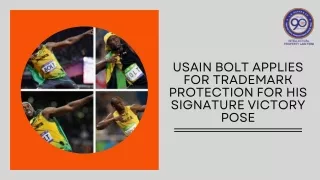 Usain Blot Trademark His Victory Pose
