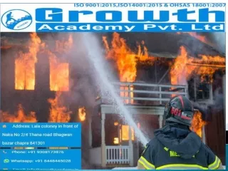 Get The Top Fire Safety Course in Ranchi With Expert Trainer