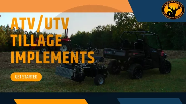 atv utv tillage implements