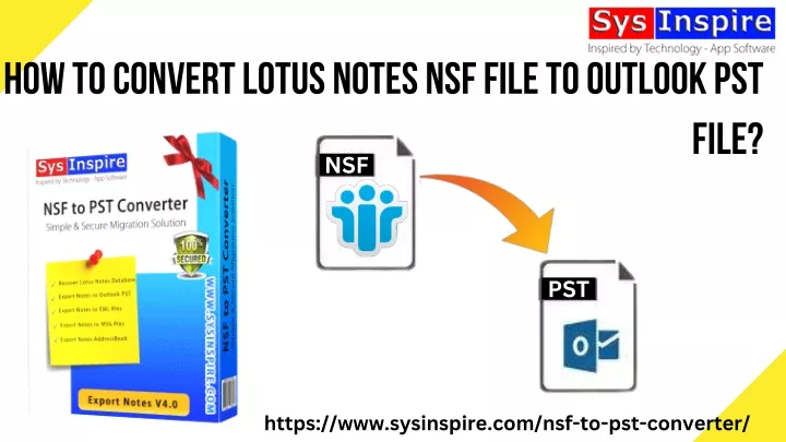 how to convert lotus notes nsf file to outlook pst