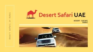 desert safari in dubai