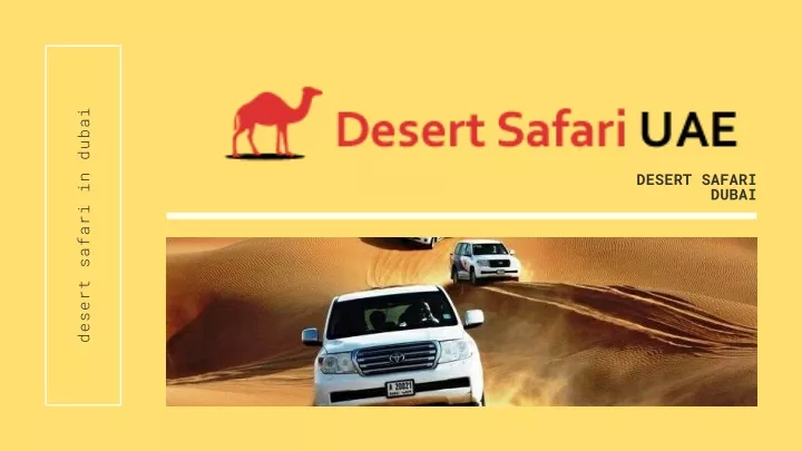 desert safari in dubai