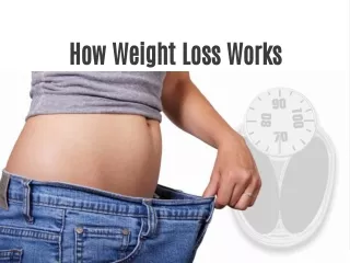How Weight Loss Works
