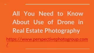 All You Need to Know About Use of Drone in Real Estate Photography