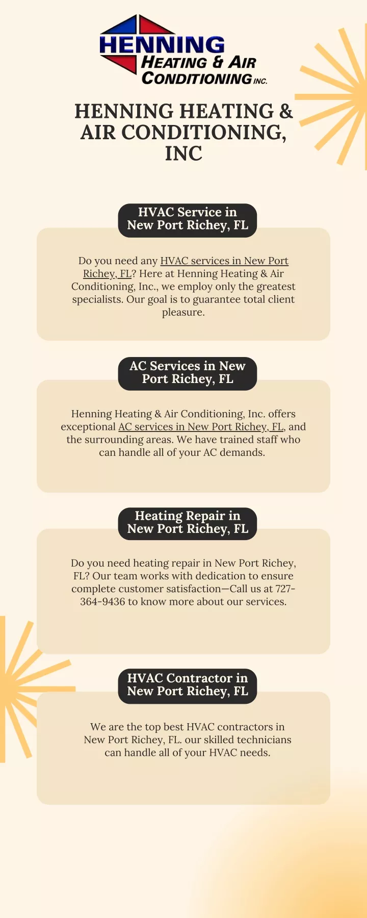henning heating air conditioning inc