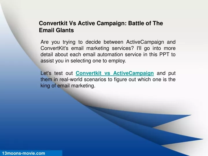 convertkit vs active campaign battle of the email giants