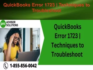 quickbooks error 1723 techniques to troubleshoot