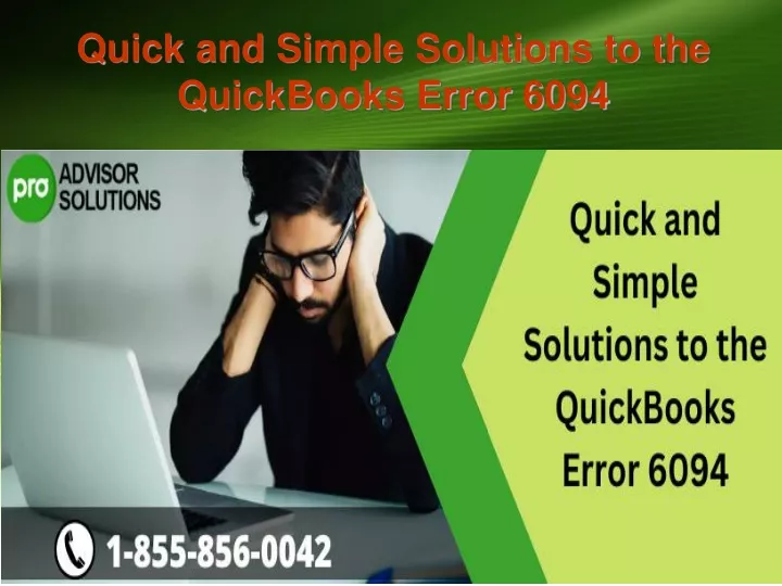 quick and simple solutions to the quickbooks error 6094