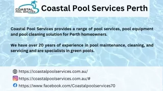 Coastal Pool Services Perth
