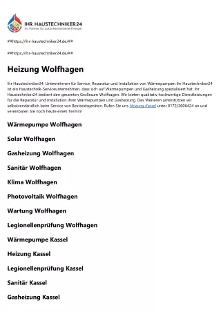 https ihr haustechniker24 de