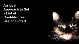 an ideal approach to get a list of credible free