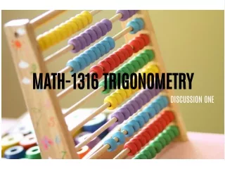 math 1316 trigonometry