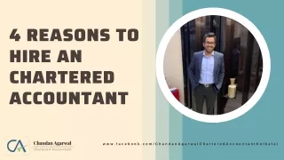 4 Reasons to Hire An Chartered Accountant Setting up Business
