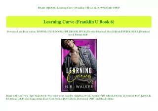READ [EBOOK] Learning Curve (Franklin U Book 6) DOWNLOAD @PDF