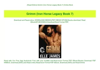 {Read Online} Grimm (Iron Horse Legacy Book 7) Online Book