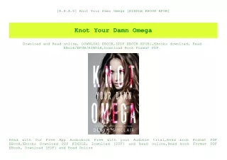 [R.E.A.D] Knot Your Damn Omega [KINDLE EBOOK EPUB]